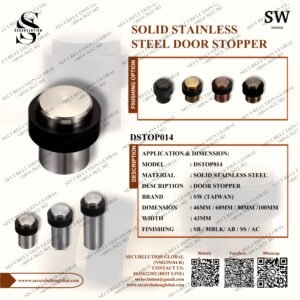 SUS304 Solid Stainless Steel Door Stopper