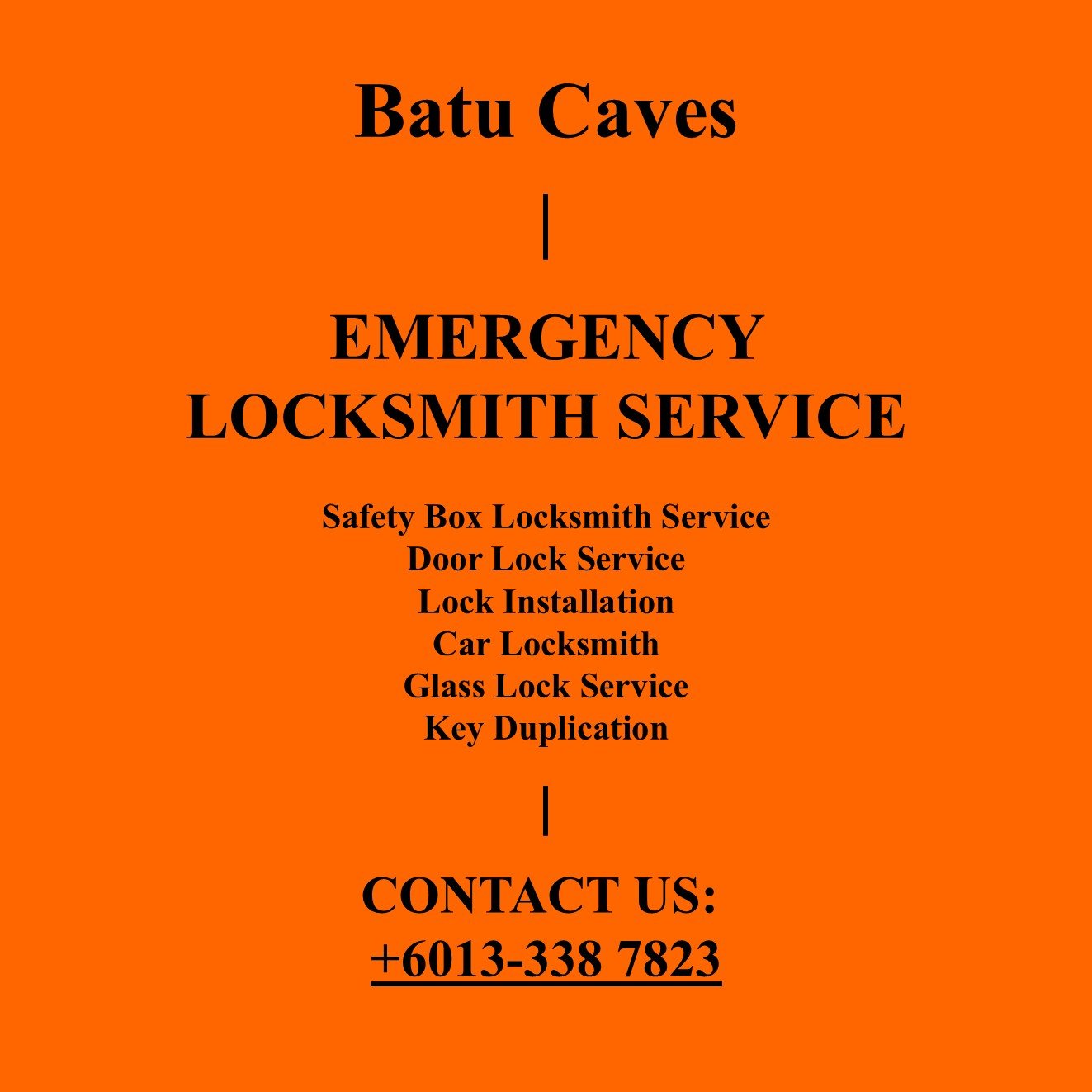 Batu Caves Emergency Locksmith Near By