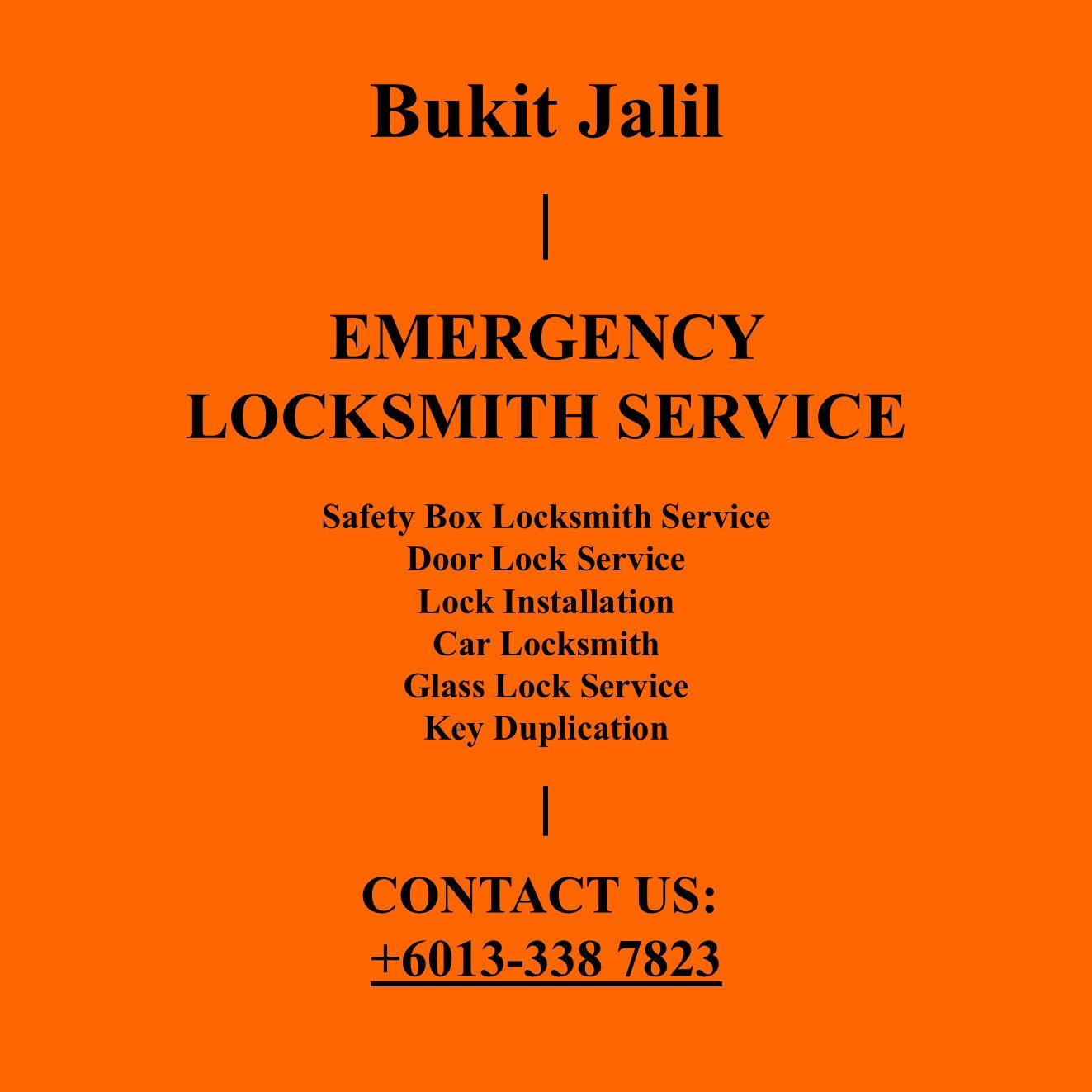 Bukit Jalil Emergency Locksmith Near By