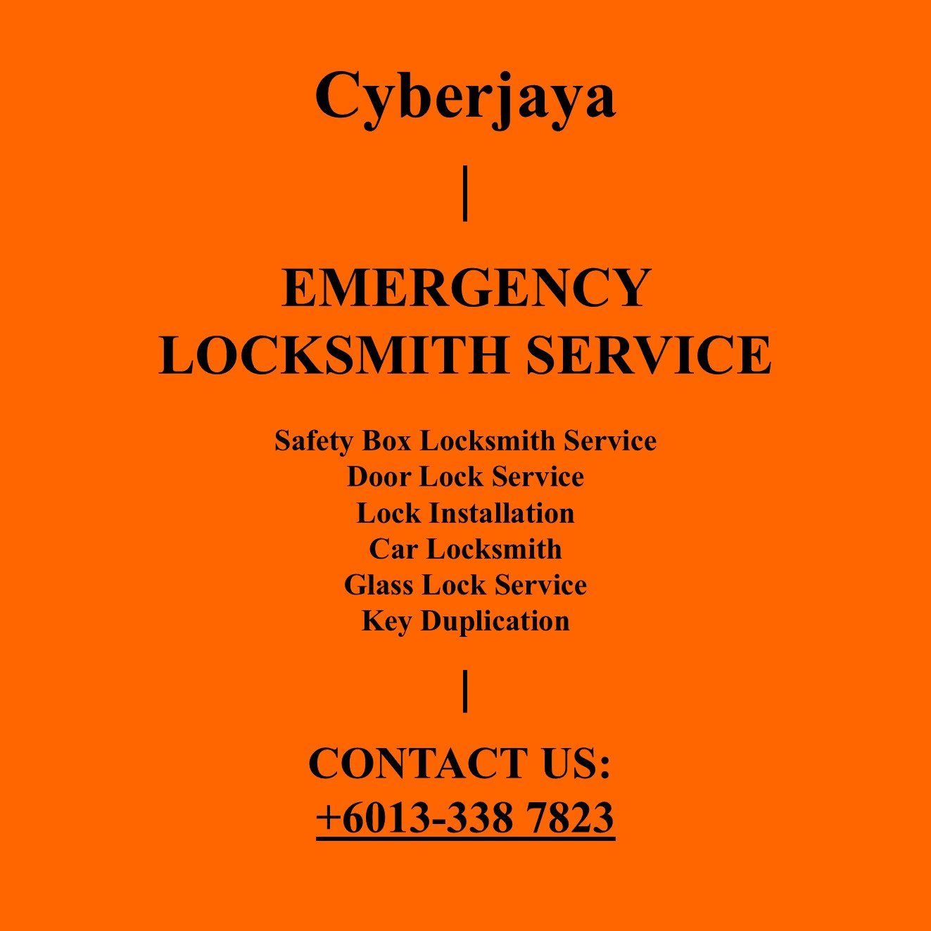 Cyberjaya Emergency Locksmith Near By