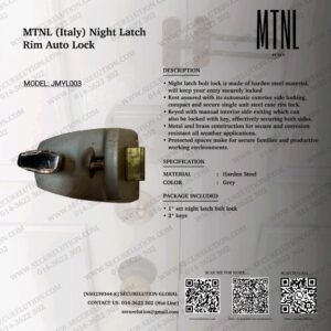 MTNL (Italy) Night Latch Rim Auto Lock