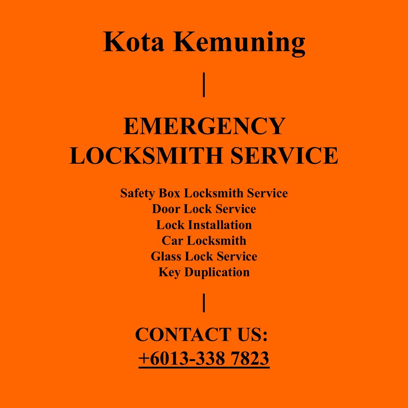 Kota Kemuning Emergency Locksmith Near By