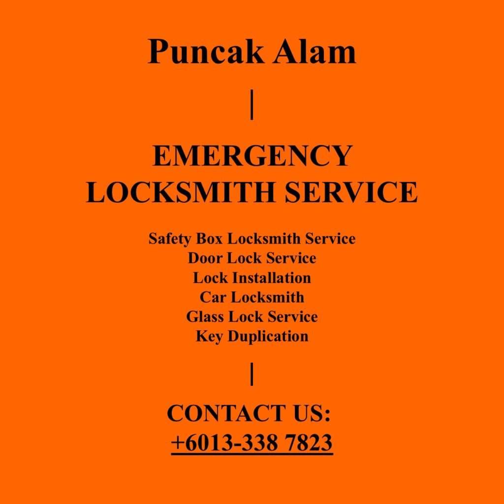 Puncak Alam Emergency Locksmith Near By