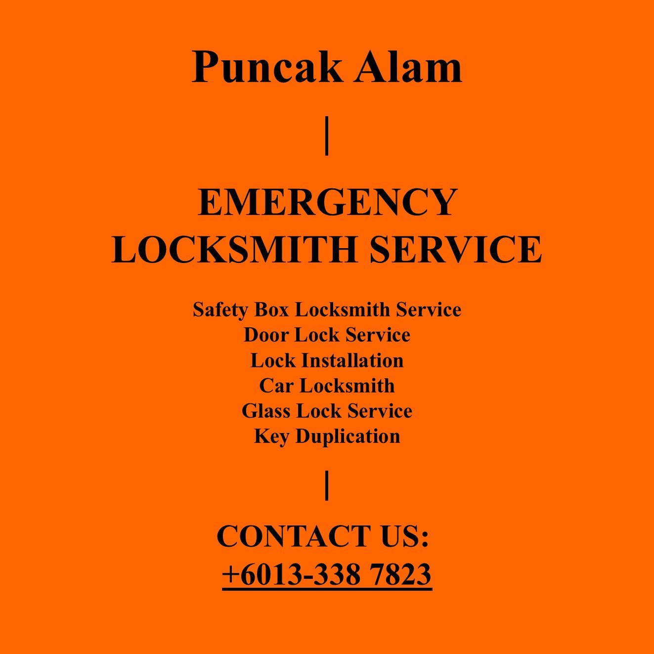 Puncak Alam Emergency Locksmith Near By