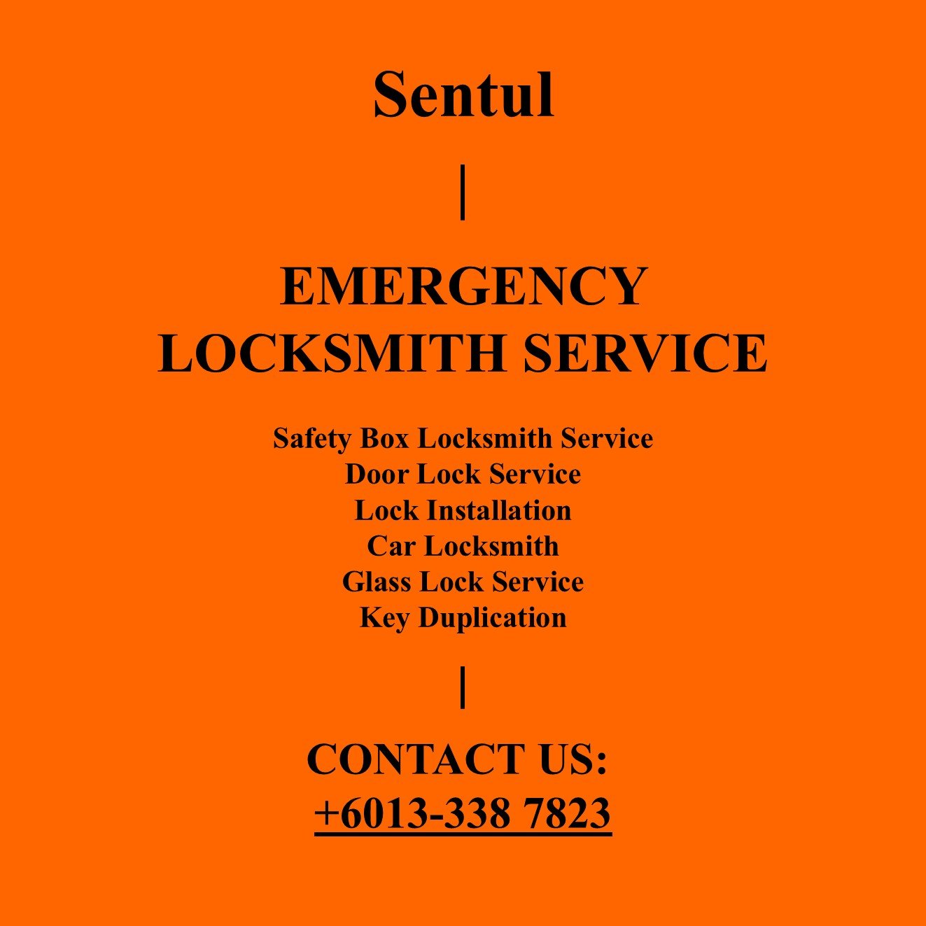 Sentul Emergency Locksmith Near By