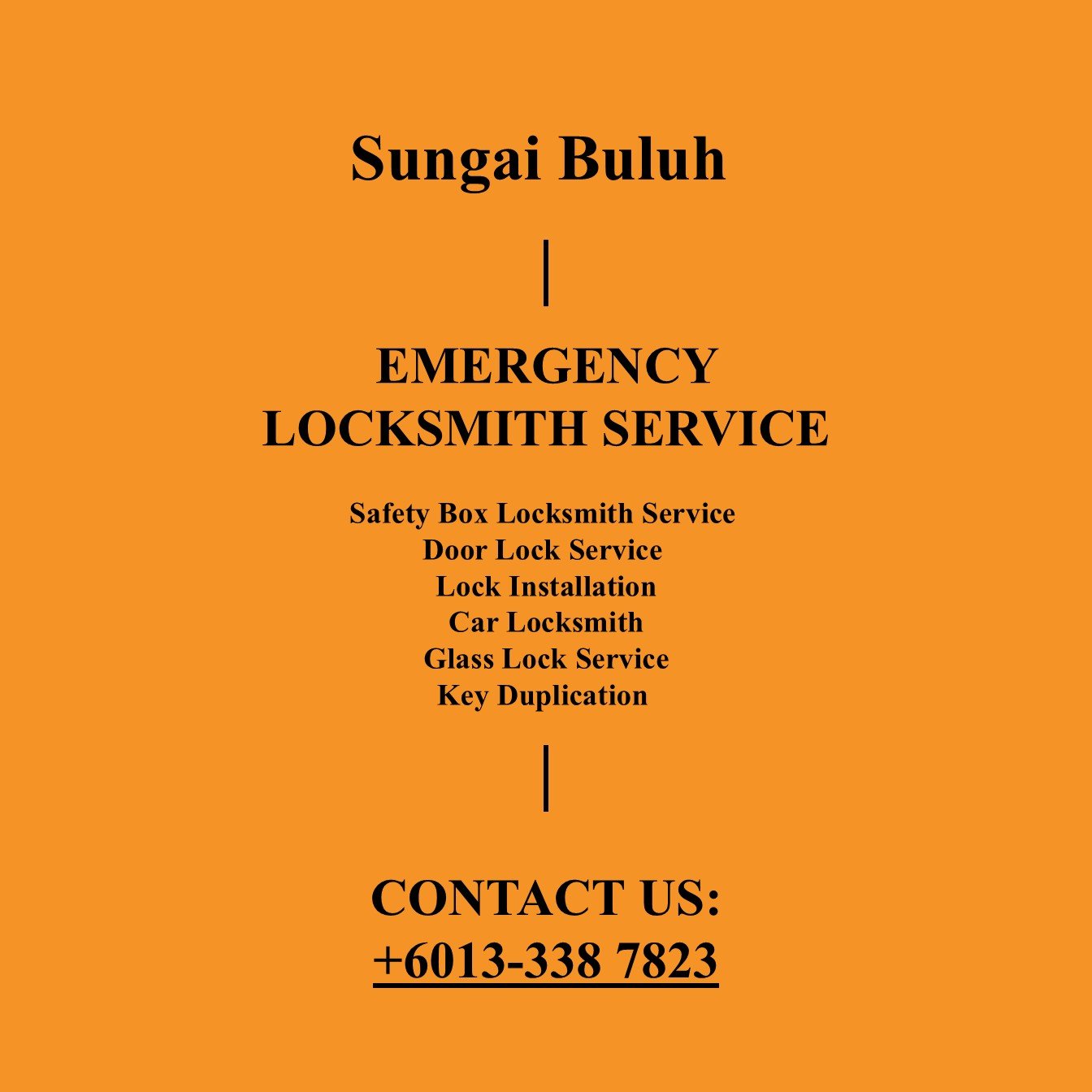Sungai Buluh Emergency Locksmith