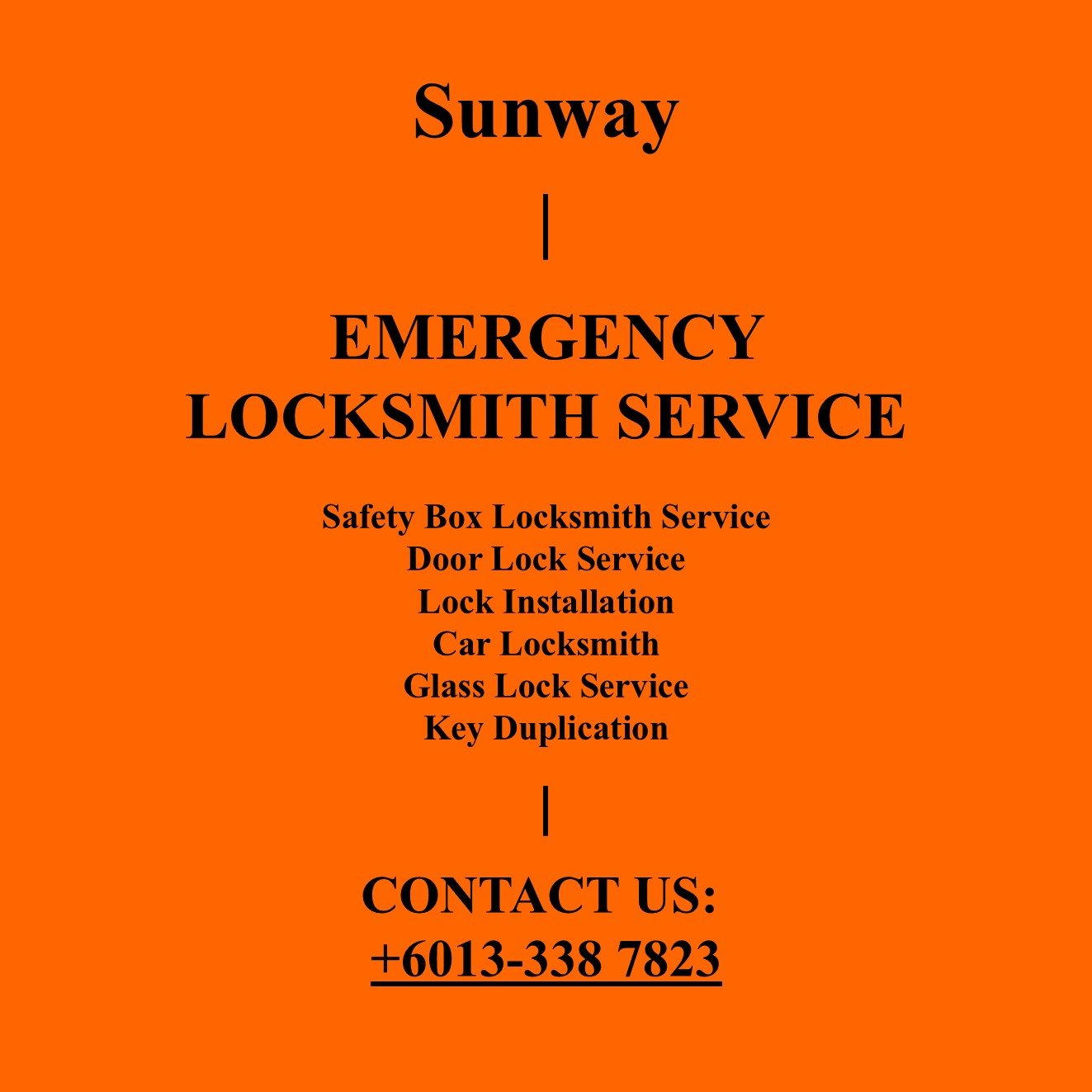 Sunway Emergency Locksmith Near By