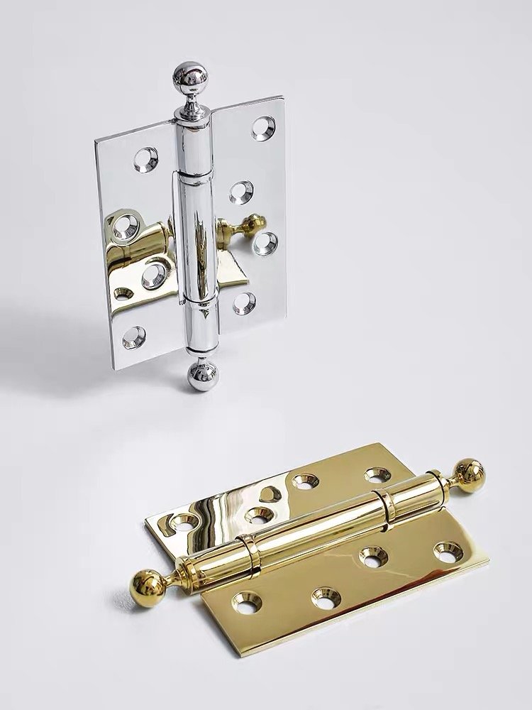 Heavy duty solid brass hinges