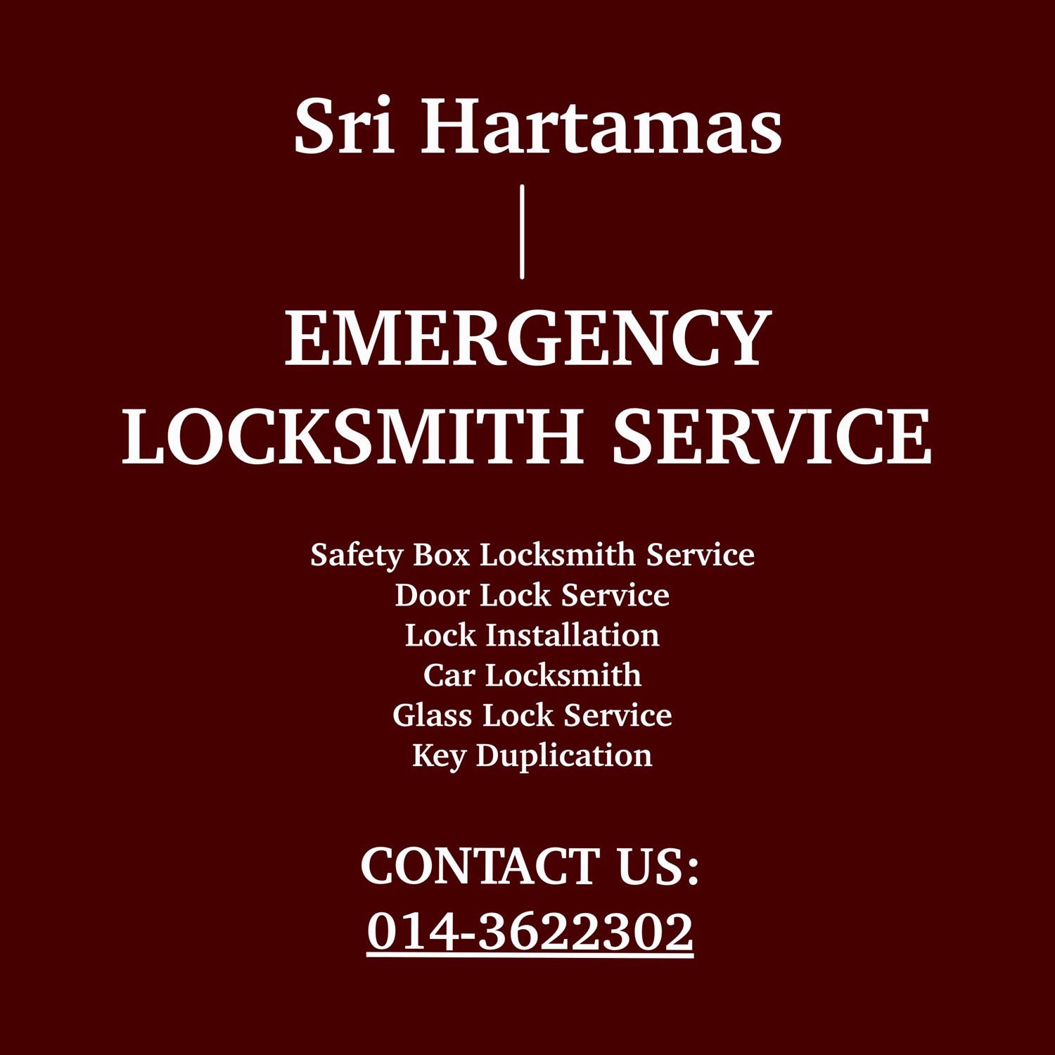 Sri Hartamas emergency locksmith