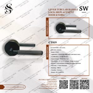LEVER TUBULAR HANDLE LOCK (REPLACEMENT DOOR KNOBS)