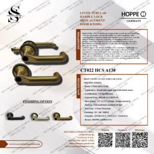 LEVER TUBULAR HANDLE LOCK (REPLACEMENT DOOR KNOBS)