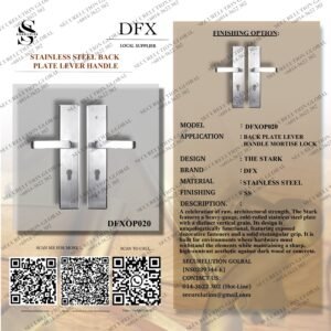 BACK PLATE LEVER HANDLE