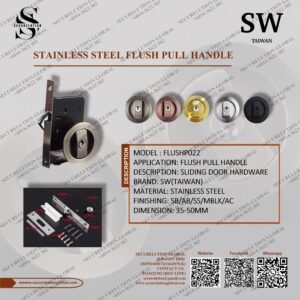STAINLESS STEEL FLUSH PULL HANDLE