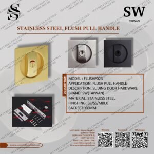 STAINLESS STEEL FLUSH PULL HANDLE