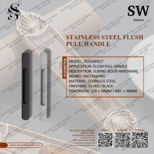 STAINLESS STEEL FLUSH PULL HANDLE