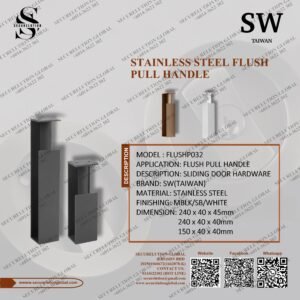 STAINLESS STEEL FLUSH PULL HANDLE