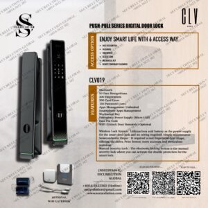 CLV019 Push Pull Series Digital Door Lock