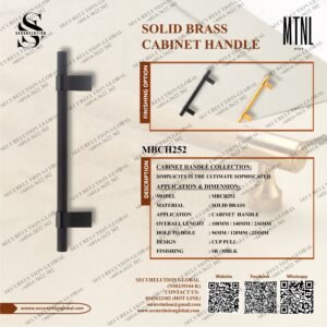 SOLID BRASS CABINET HANDLE