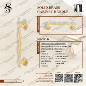 SOLID BRASS CABINET HANDLE