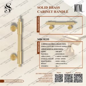 SOLID BRASS CABINET HANDLE