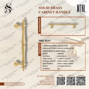 SOLID BRASS CABINET HANDLE