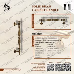 SOLID BRASS CABINET HANDLE