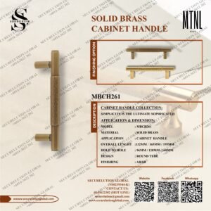 SOLID ALUMINIUM CABINET HANDLE
