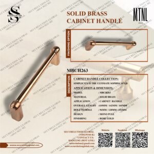 SOLID BRASS CABINET HANDLE