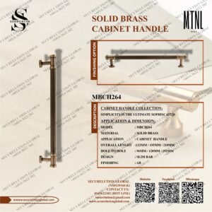 SOLID BRASS CABINET HANDLE