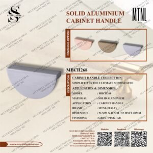 SOLID ALUMINIUM CABINET HANDLE