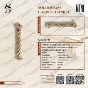 SOLID BRASS CABINET HANDLE