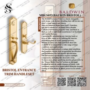 BRISTOL ENTRANCE TRIM HANDLESET