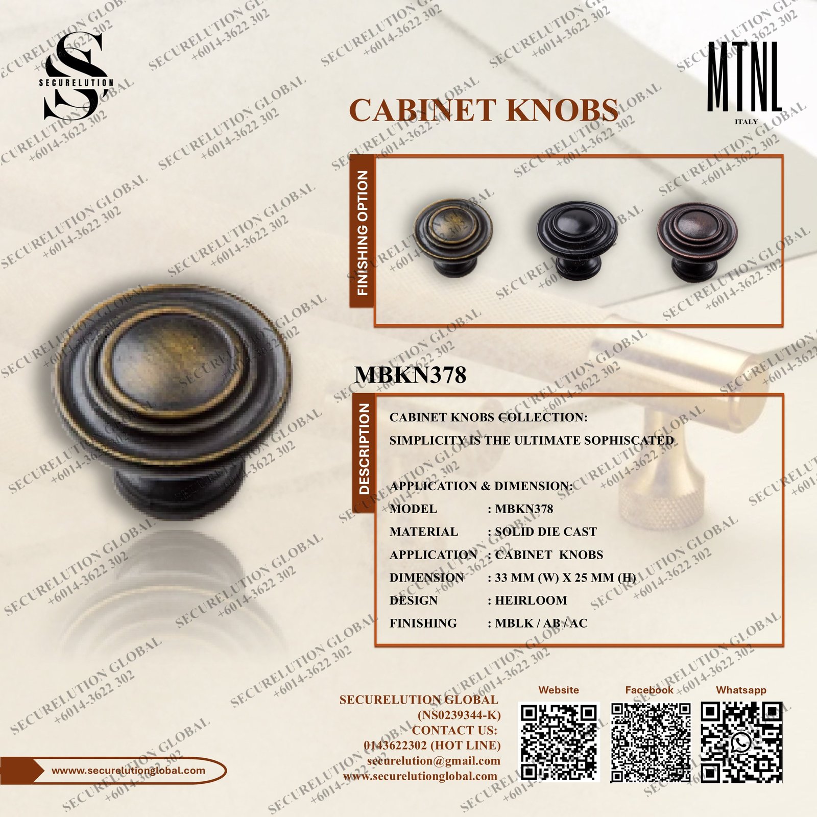 CABINET KNOBS