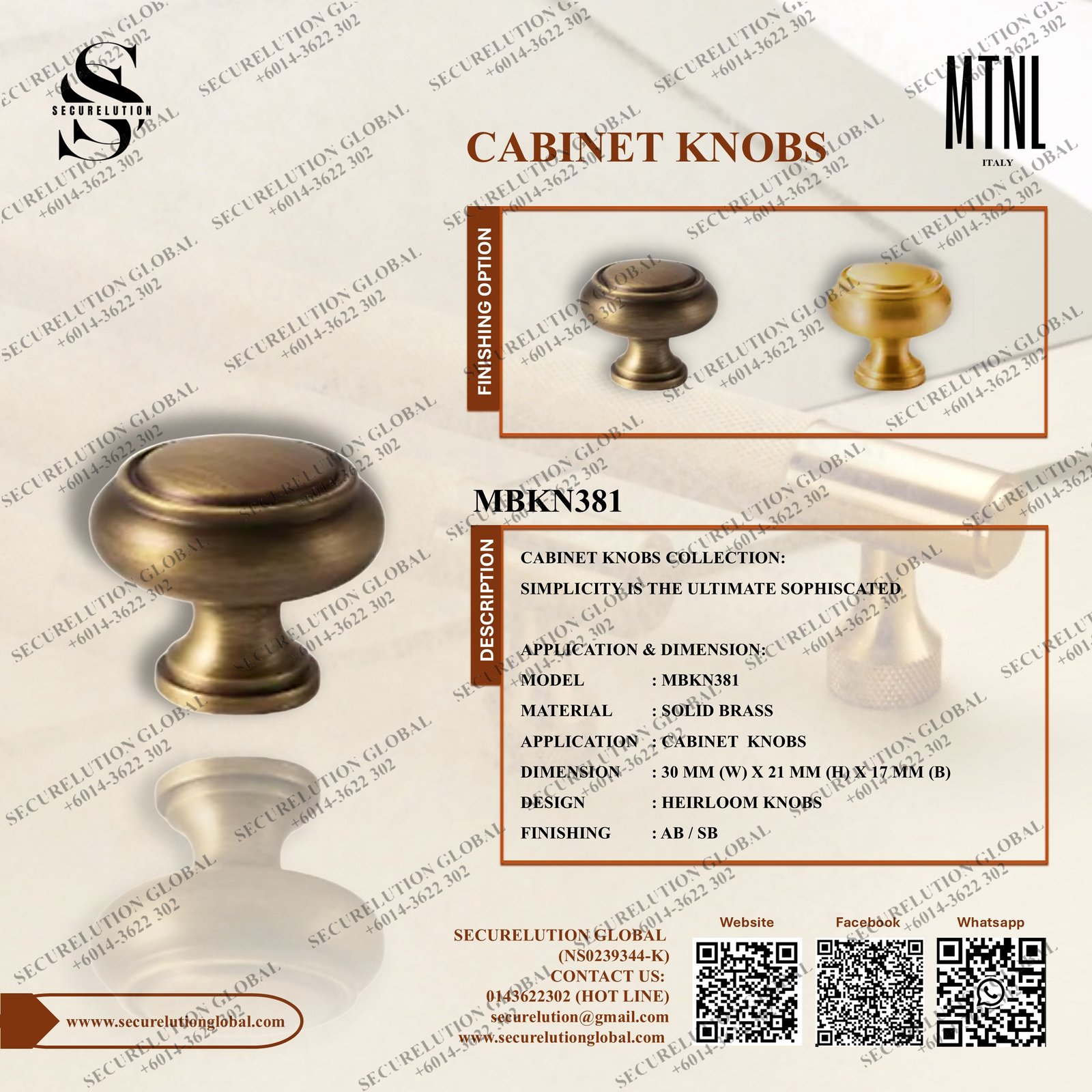 CABINET KNOBS