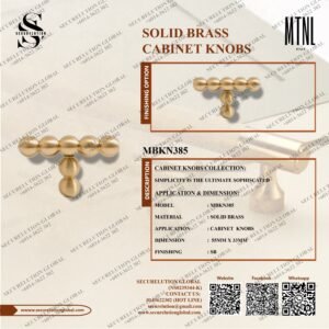 SOLID BRASS CABINET KNOBS