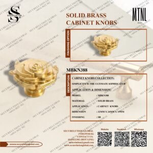 SOLID BRASS CABINET KNOBS