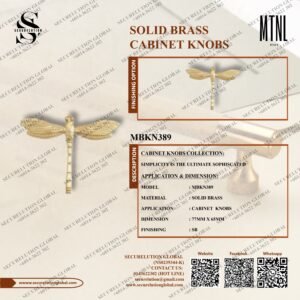 SOLID BRASS CABINET KNOBS