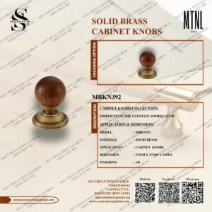 SOLID BRASS CABINET KNOBS