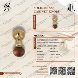 SOLID BRASS CABINET KNOBS
