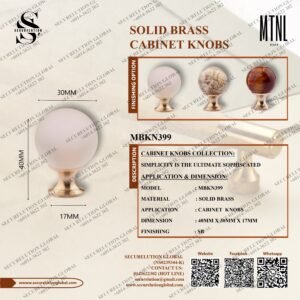 SOLID BRASS CABINET KNOBS