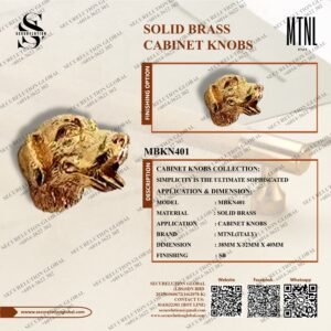 SOLID BRASS CABINET KNOBS