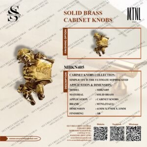 SOLID BRASS CABINET KNOBS