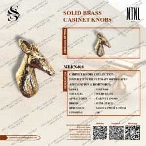 SOLID BRASS CABINET KNOBS