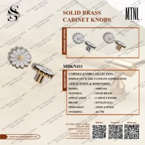 SOLID BRASS CABINET KNOBS