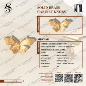 SOLID BRASS CABINET KNOBS