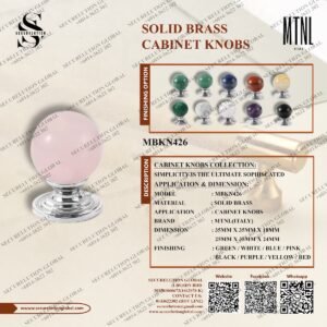 SOLID BRASS CABINET KNOBS