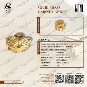 SOLID BRASS CABINET KNOBS