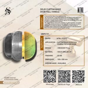 SOLID CUSTOM MADE DOOR PULL HANDLE