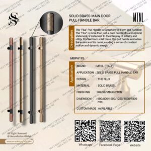 SOLID BRASS MAIN DOOR PULL HANDLE BAR