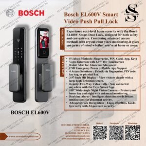 Bosch EL600V Smart Video Push Pull Lock
